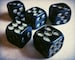 5 Skull Dice, Death Dice, Oddities, Curiosities 