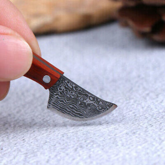Miniature Butcher Knife Set, 3 Piece, Tiny Cooking Knives 