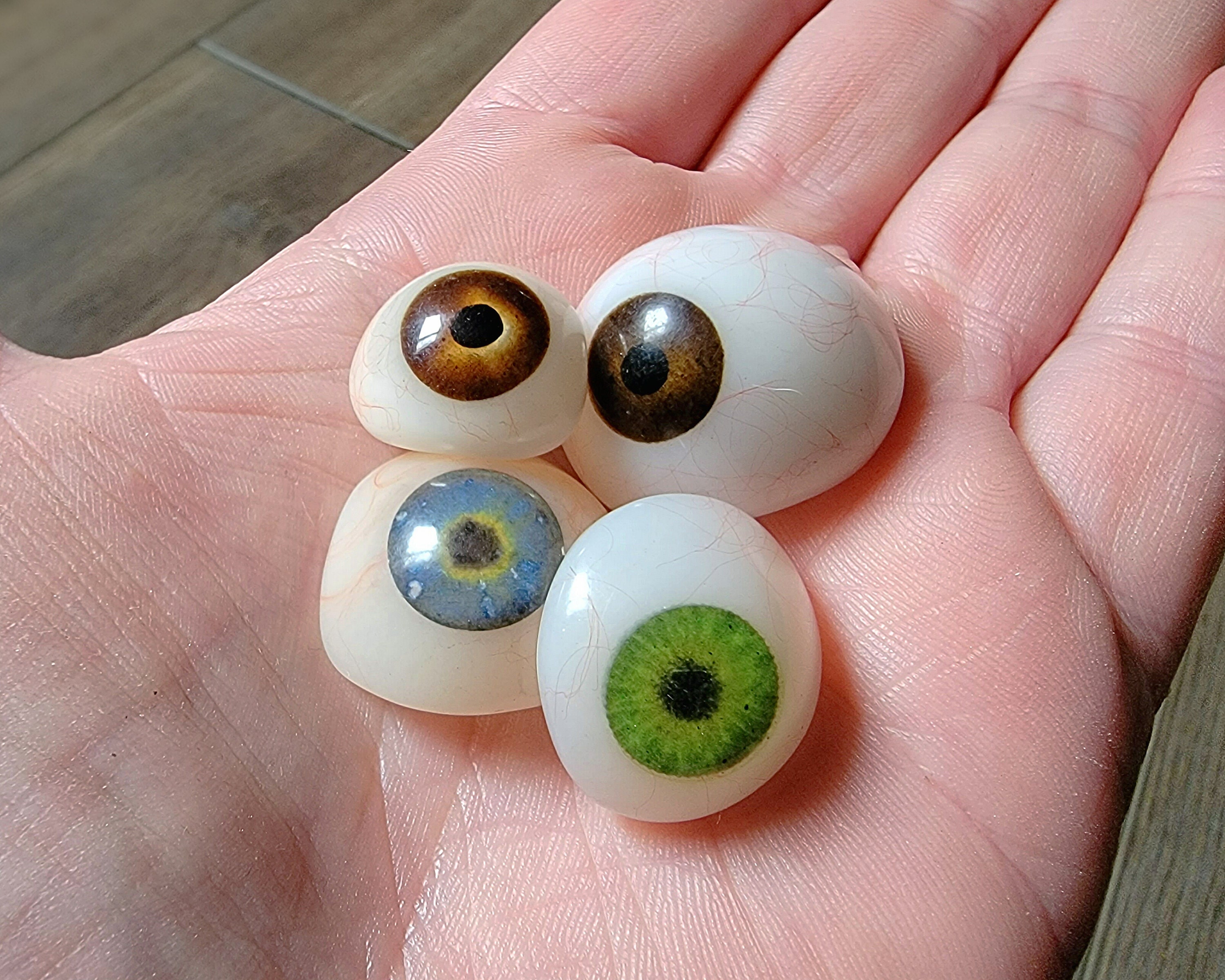 Prosthetic Human Eyes Vintage Style Acrylic Fake Eyes Etsy