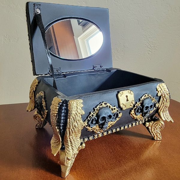 Gothic Jewelry Box Etsy