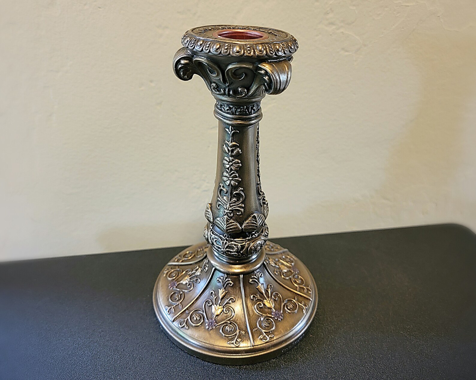 Gothic Candle Holders Bronze Victorian Style Altar Candle Etsy