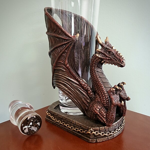 Dragon Decanter Etsy