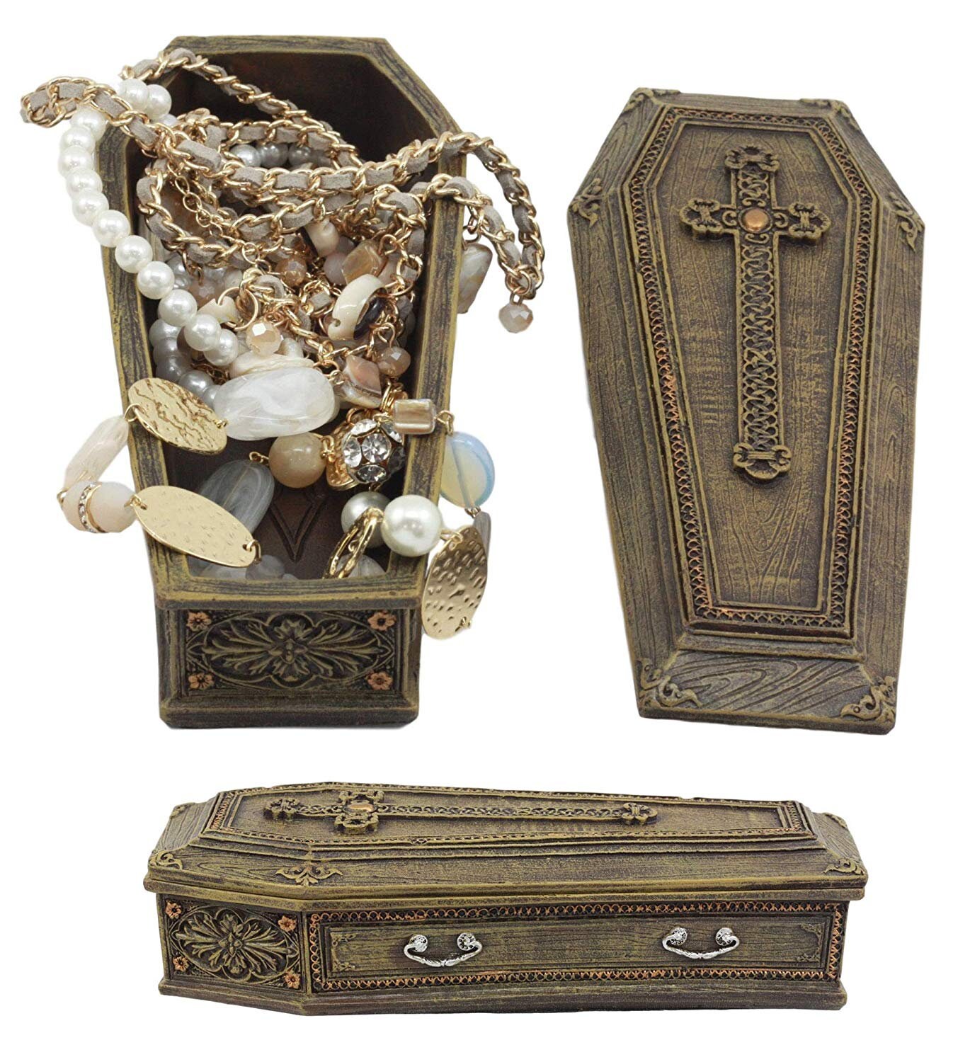 Coffin Jewelry Box Casket Trinket Box Gothic Decor Etsy