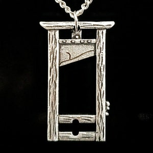 Guillotine necklace, Gothic jewelry