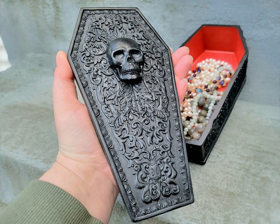 Large black jewelry box deals