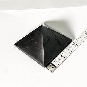 Shungite Pyramid Crystal Rock