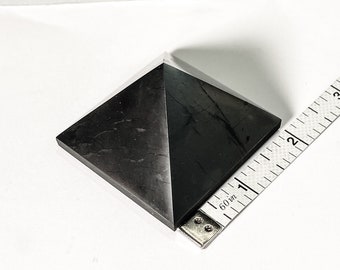 Shungite Pyramid Crystal Rock