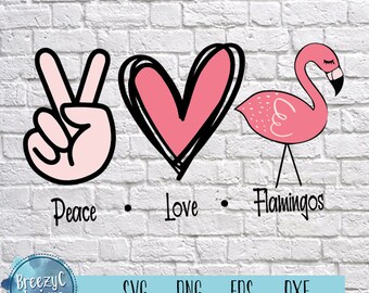 Flamingos Svg Etsy
