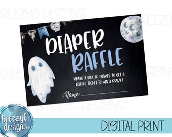 Diaper Raffle - Matching Oh Sheet Set, Instant Download