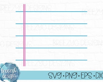 Line Teacher Paper, SVG, PNG, School SVG
