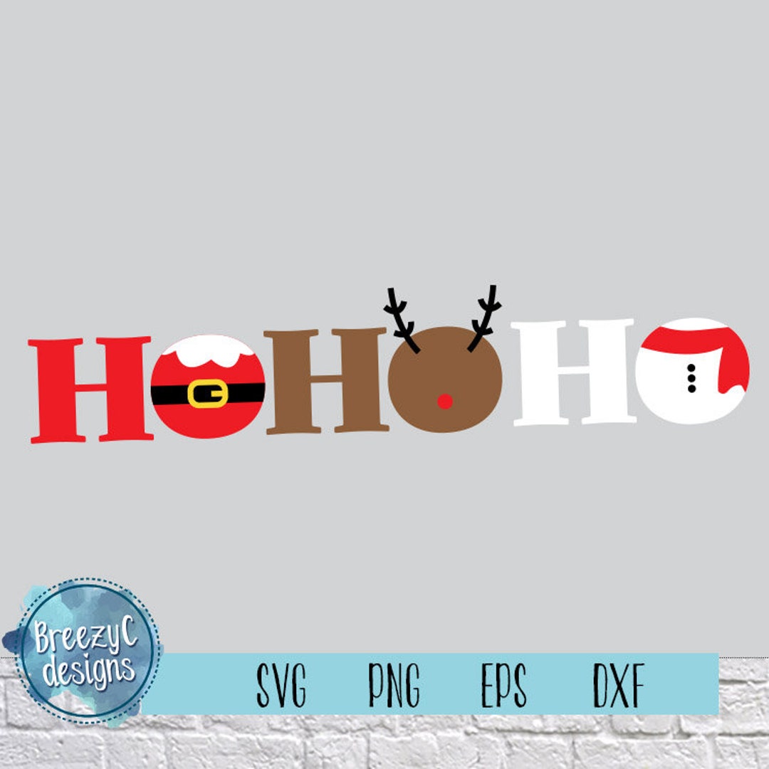 Ho Ho Ho Santa Svg, Eps Dxf, Png, Instant Download, Cut File - Etsy