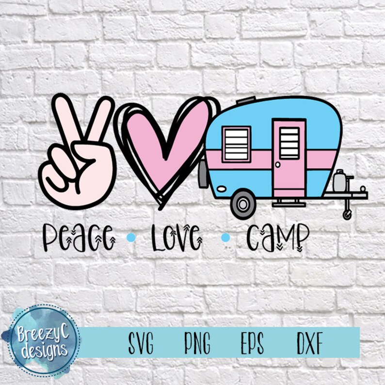 Download Peace Love Camping / Peace Love Camping Yard Sign by ...