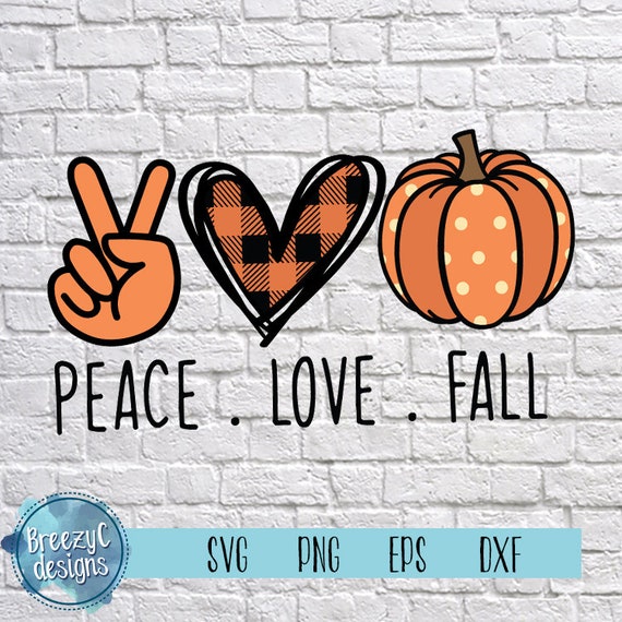 Free Free 291 Peace Love Fall Svg SVG PNG EPS DXF File