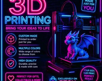 3D Printing Request from 3D File or Customization