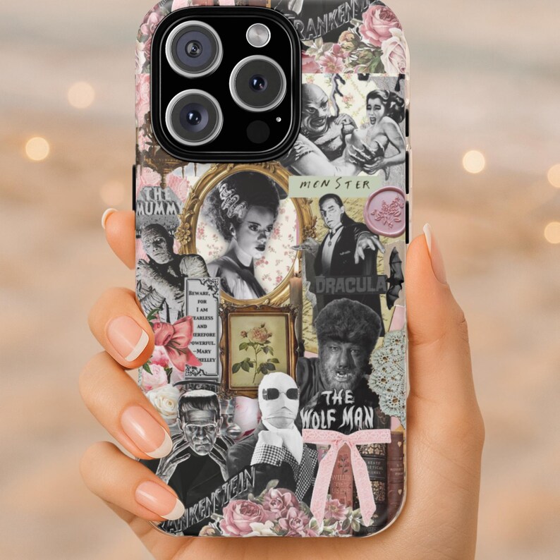 Vintage Horror Phone Case : Gothic Coquette Phonecase - iPhone, Pixel, Samsung image 4