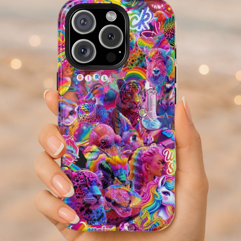 Funda para teléfono Y2K - Collage de pegatinas retro - iPhone y Samsung imagen 4