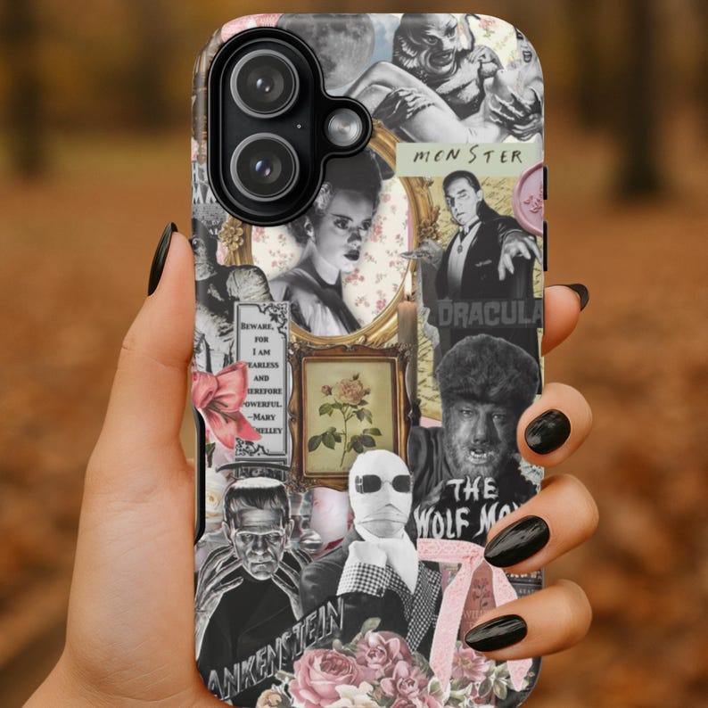 Vintage Horror Phone Case : Gothic Coquette Phonecase - iPhone, Pixel, Samsung image 1
