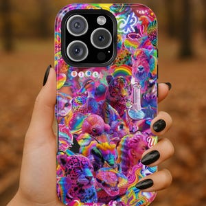 Funda para teléfono Y2K - Collage de pegatinas retro - iPhone y Samsung imagen 1