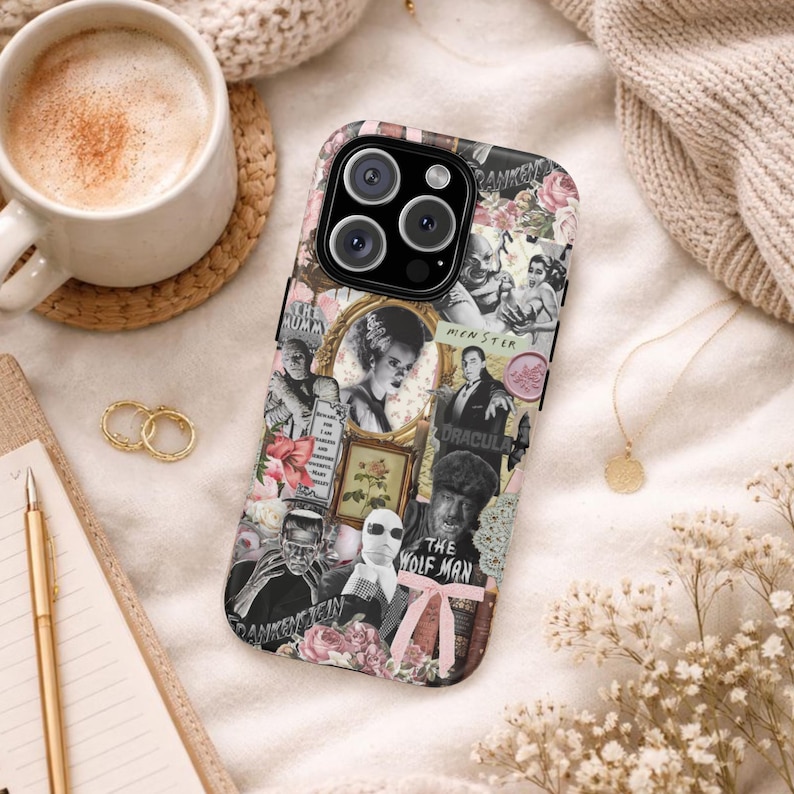 Vintage Horror Phone Case : Gothic Coquette Phonecase - iPhone, Pixel, Samsung image 3