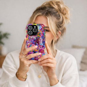 Funda para teléfono Y2K - Collage de pegatinas retro - iPhone y Samsung imagen 2