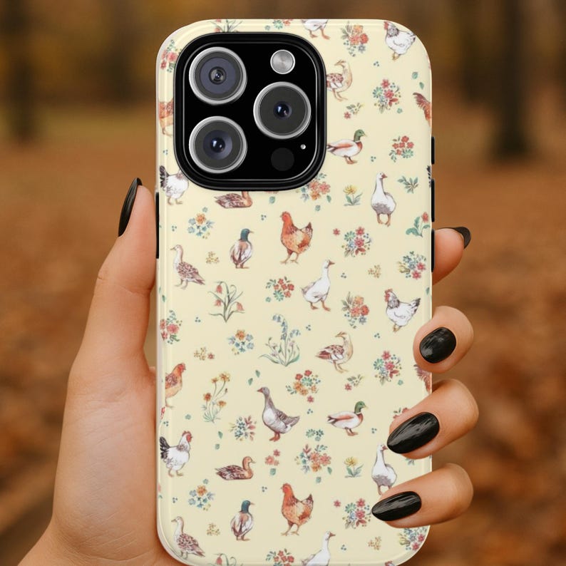 Duck Summer Phone Case - Cartoon Phonecase - iPhone, Samsung, Google image 3