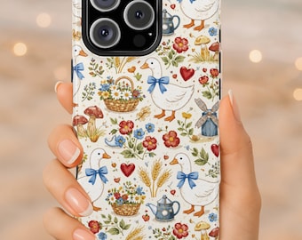 Vintage Duck Summer Phone Case - Coquette Phonecase - iPhone & Samsung