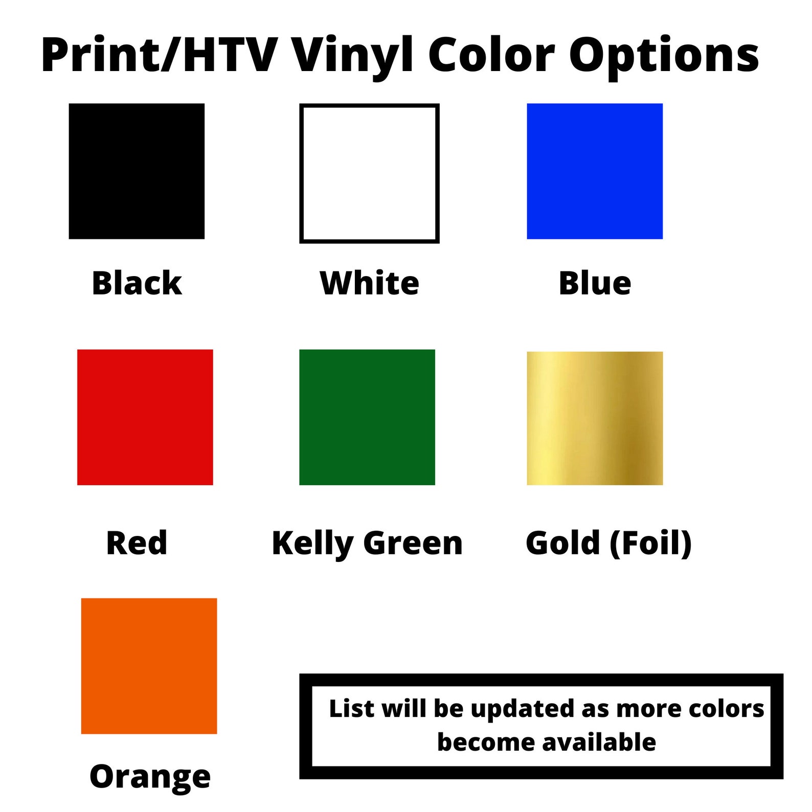 Custom Iron on Heat Transfer Vinyl DECAL ONLY Custom Logo, Image, Text