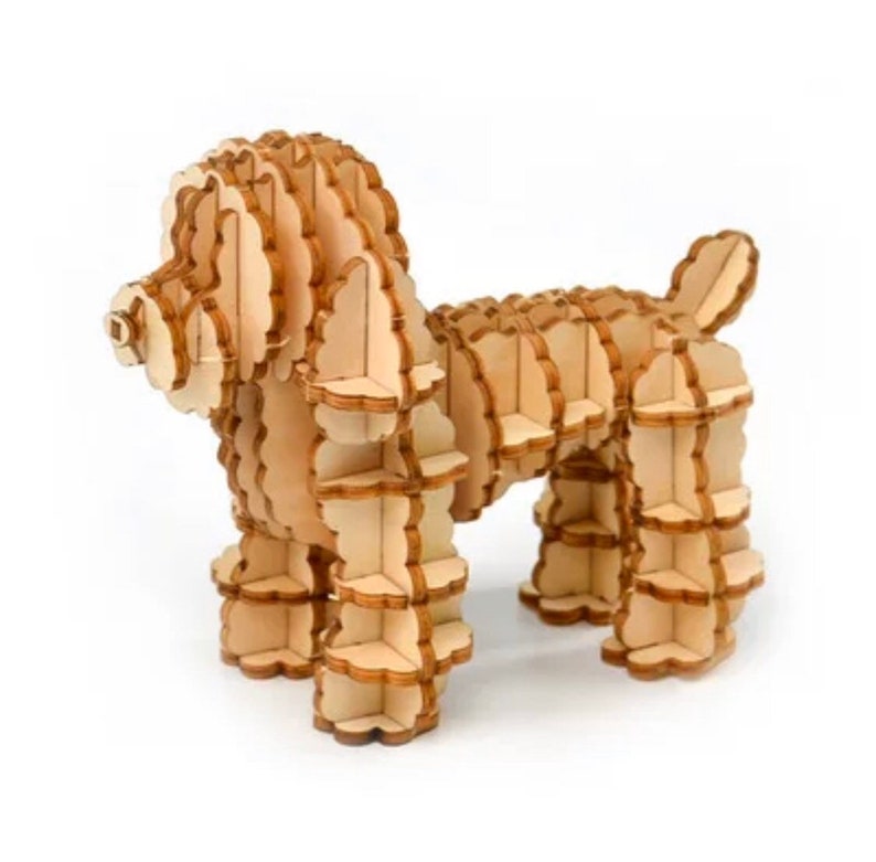 Toy Poodle Wooden Puzzle / Adult Puzzle Etsy