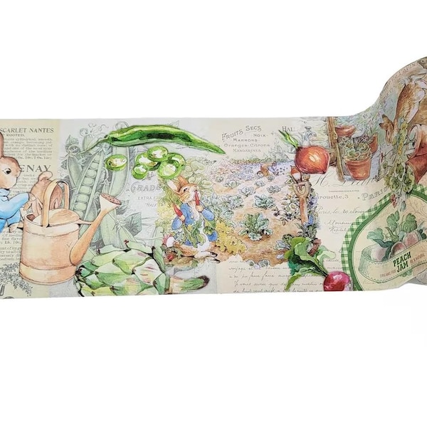 Rabbit Wallpaper Border - Etsy