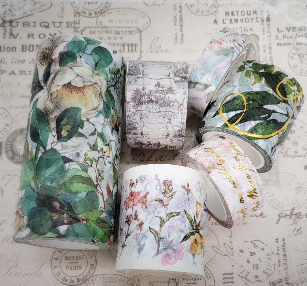 Vintage (early 1900s) Country Style Washi Tapes, Scrapbook Papers. for ...