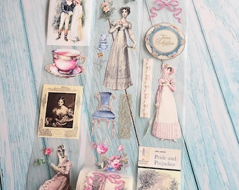 Jane Austen Bridgerton Regency Era Thema Ausgabe 2026 PET durchsichtig Klebeband