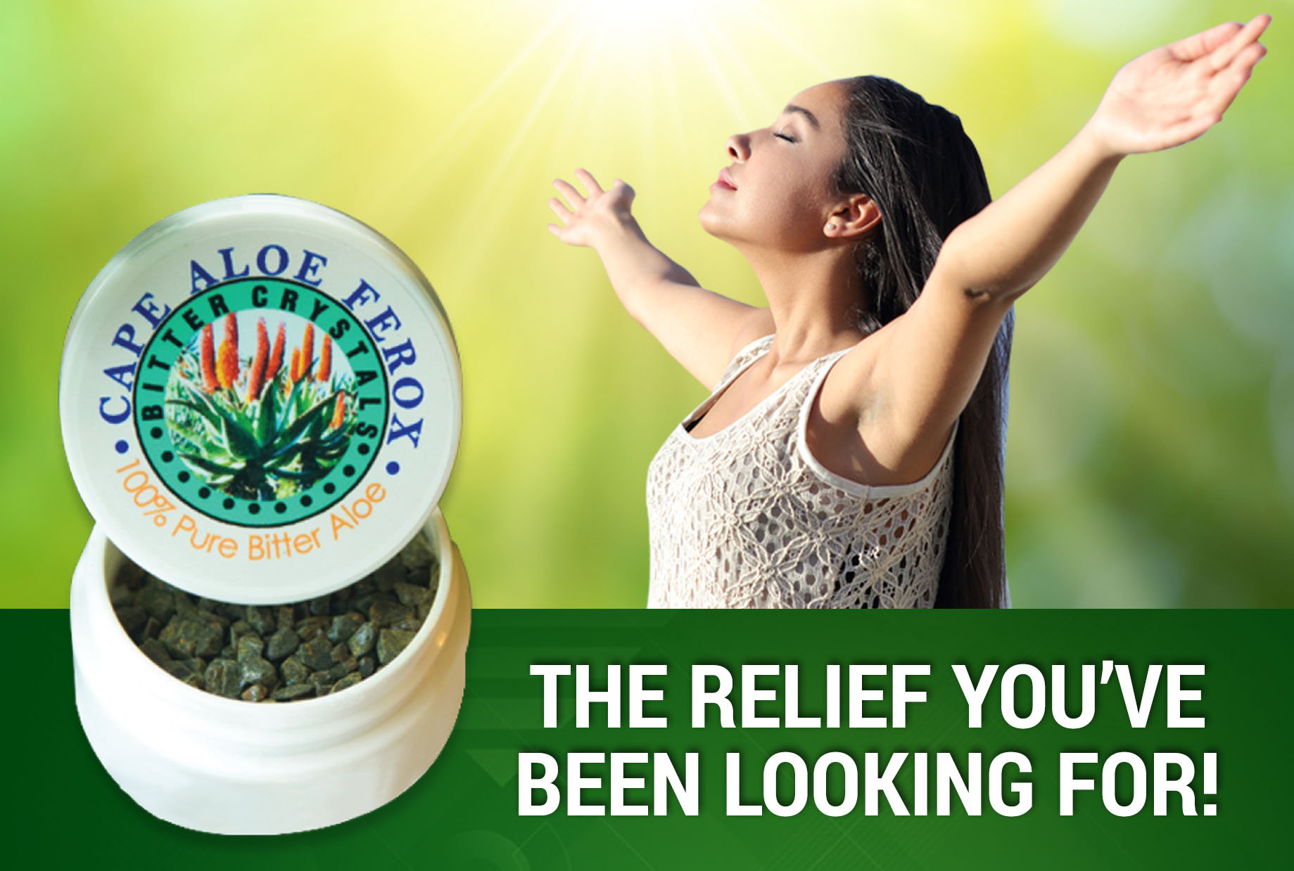 ALOE FEROX BITTER Crystals, Digestive Bitters, Herbal Detox. South African 100 Pure Aloe