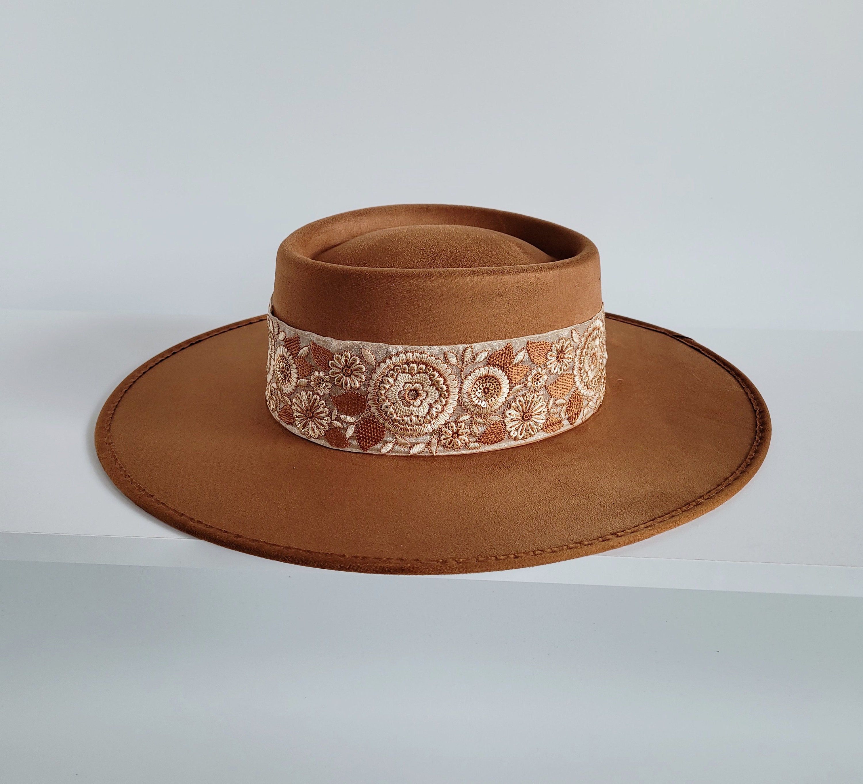 Tobacco Bolero Hat Fall Women Hat Bolero Hat Silvana | Etsy