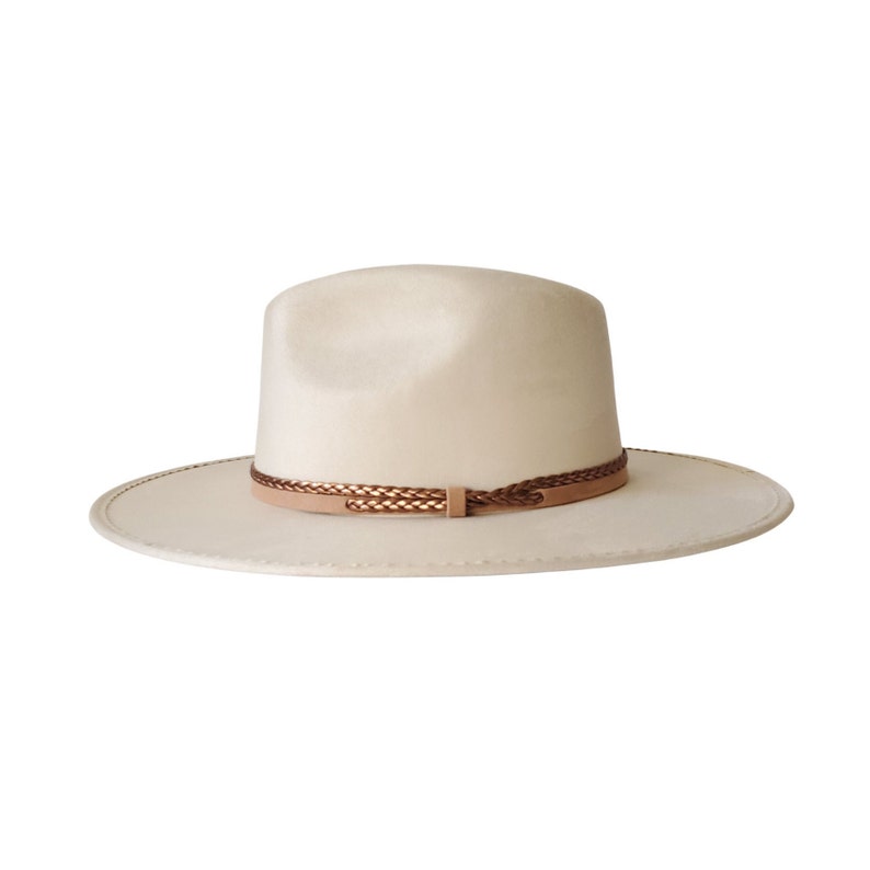 Rancher Fedora Hat Brynn Women Western Hat Off White  Hat Fall Hat For Women