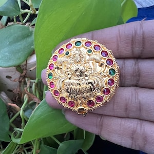 Lakshmi Sindoor box ,Kumkum Box, Sindoor Box, Wedding Gift, Pooja Accessory, Kumkum and Turmeric, Indian Wedding Decor, Spiritual Gifts.