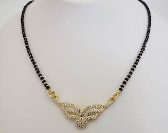 Black Beads Necklace 18 Indian 