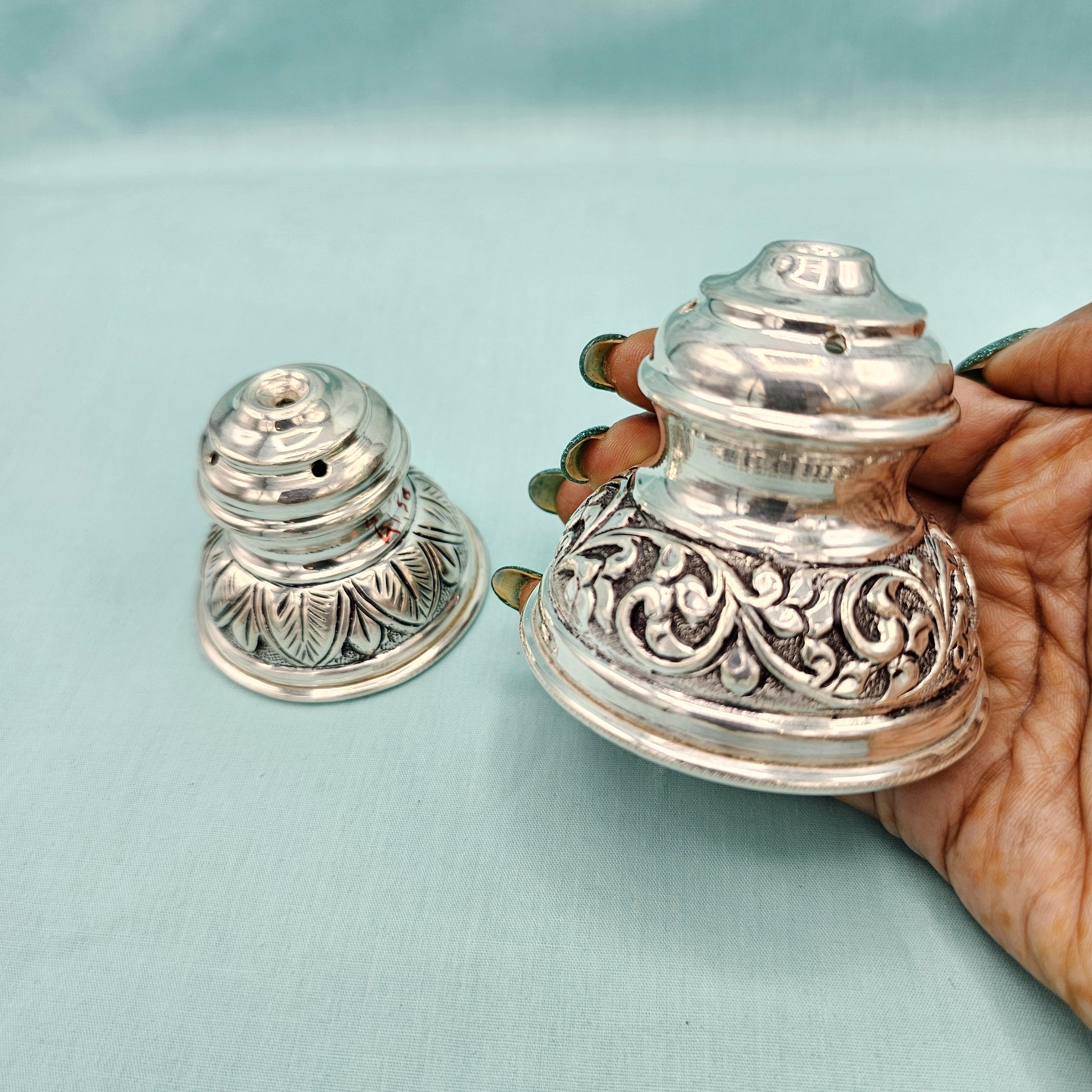 92.5 Silver Agarbatti Stand, Antique Pure Silver Incense Sticks