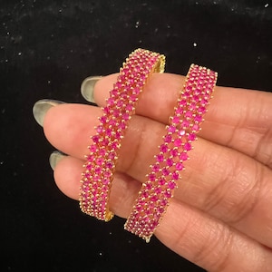 Set armbanden voor kinderen, halfedelstenen armbanden van smaragd en zirkonia, set van 2 armbanden