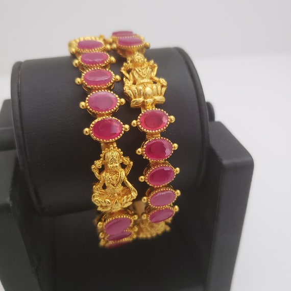 S9001-32 - Aadhyathmik Attractive Multi Metal Bracelet with Gold Polish  24Grams - Aadhyathmika Kendra Chennai