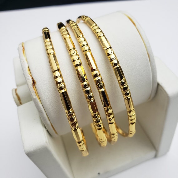 Vlot Verheugen vervagen 2.10 Gouden Armbanden Set set van 4 armbanden Mode Sieraden - Etsy België