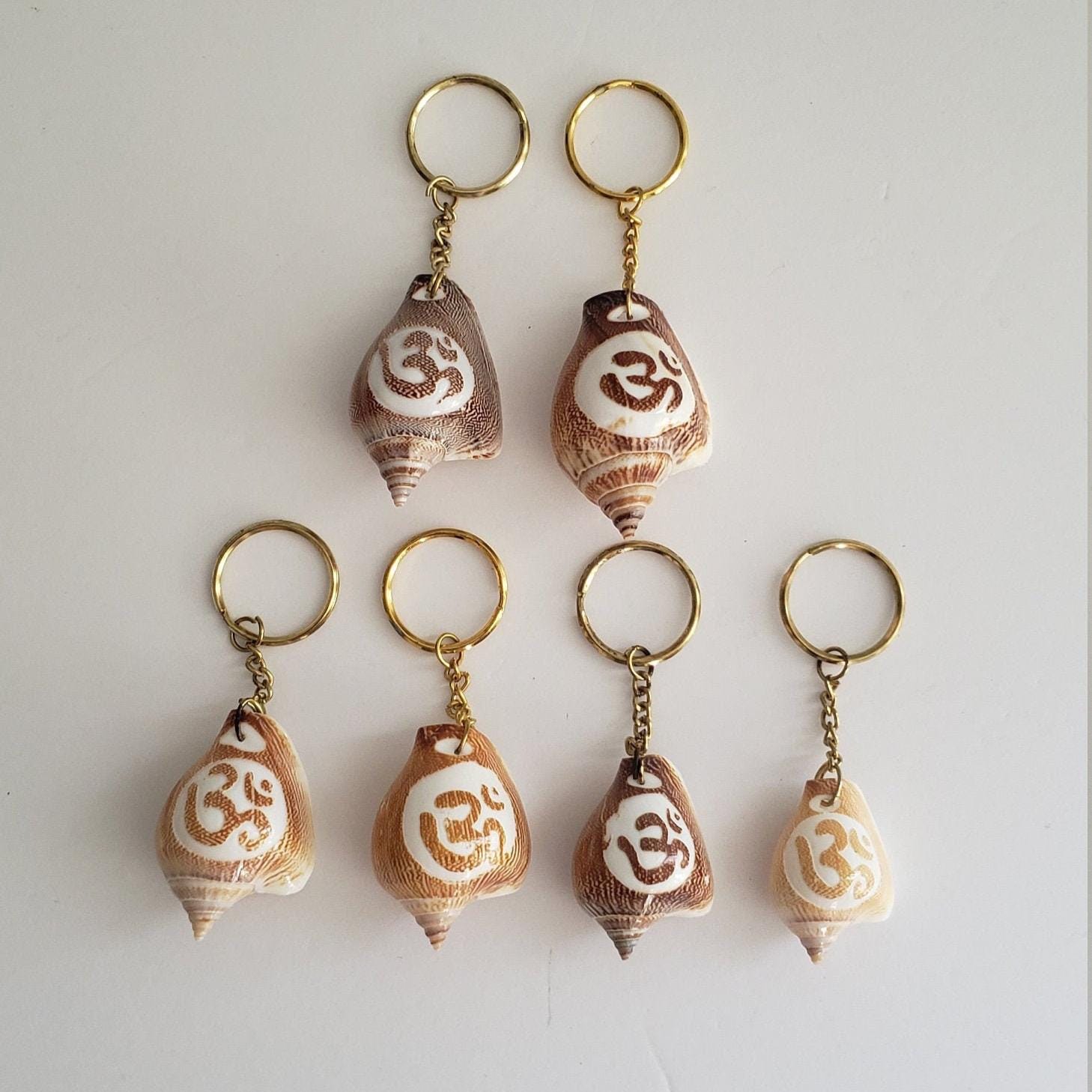 Shell Key Chains, OM Shell Key Chains From India, Beach Accessory ...