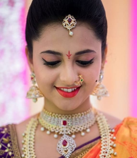 South Indian Nath Ethnic Silver Oxidized Wedding Nose Ring Women Fashion  Jewelry | eBay