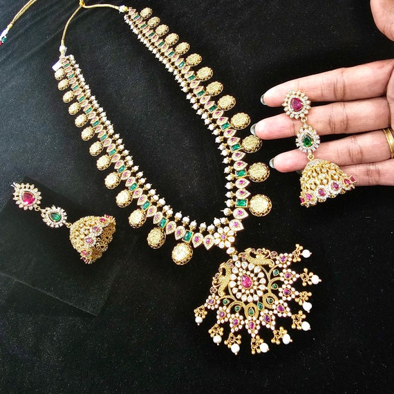 92.5 Pure Silver Bottu Mala Necklace Bridal Jewelry Pure Silver