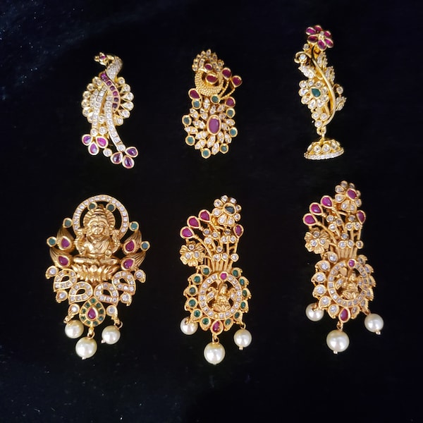 Saree Pins or Peacock brooch, Peacock Broach ,Wedding Peacock Brooch