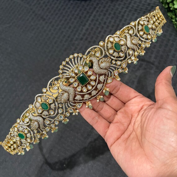 Antique gold waist belt best sale