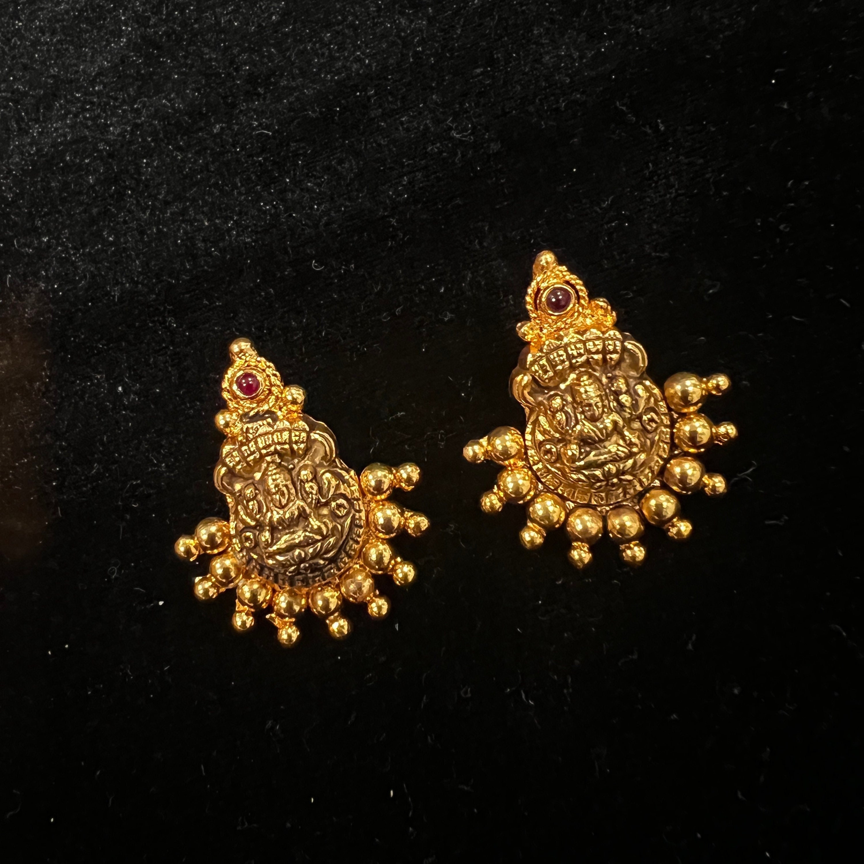 Laxmi 2024 gold earrings