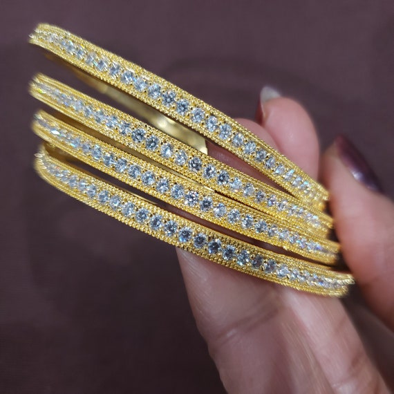 Gold bangles set of 4 with price sale