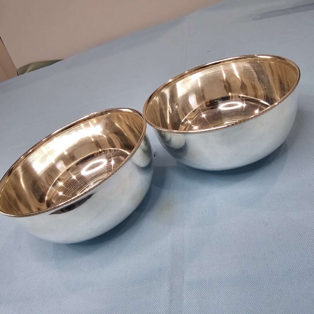 Pure Silver Bowl Silver Bowl for Pooja Prasadham Bowl. Pure Etsy