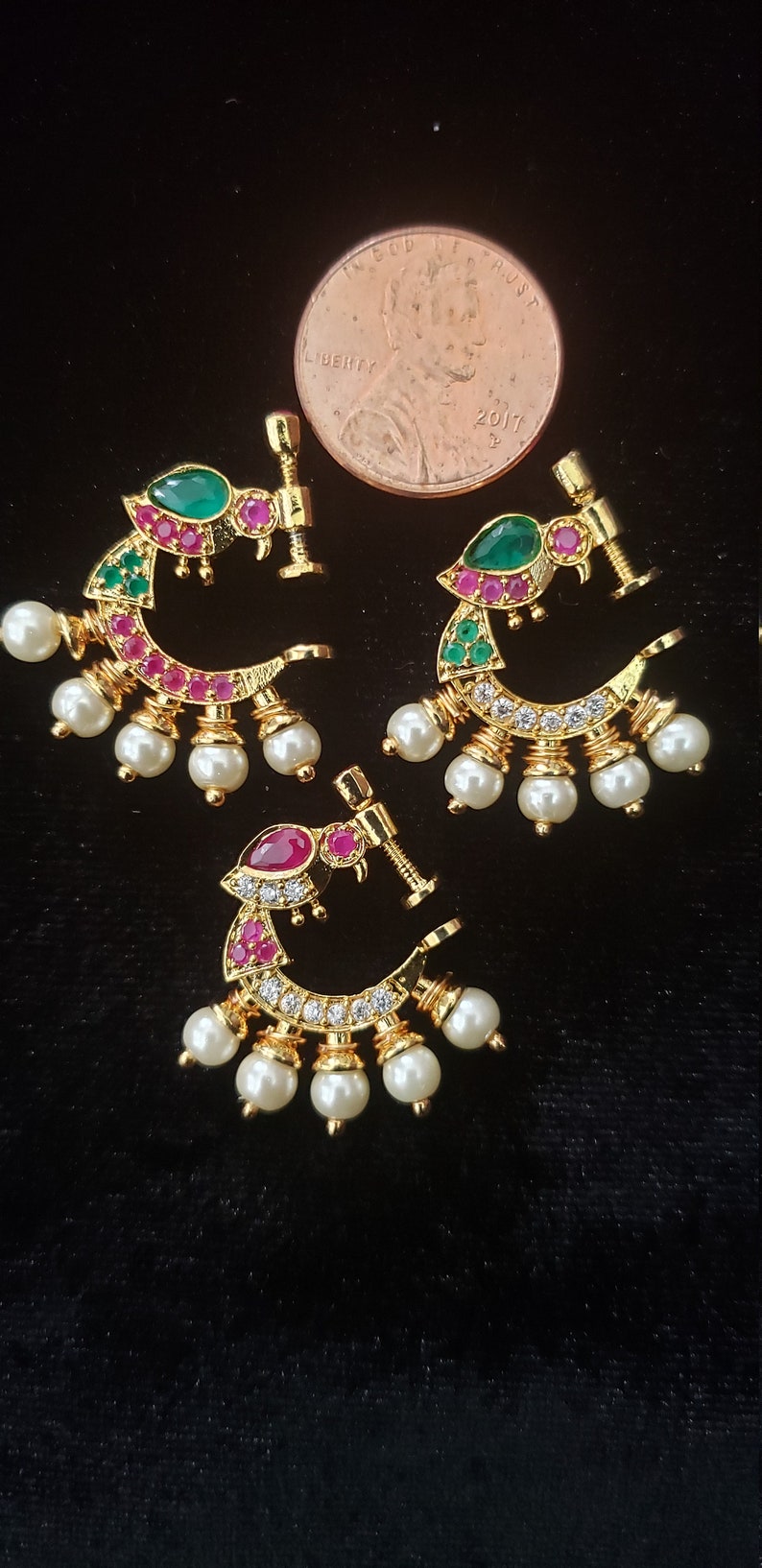 Right Nose Ring Indian Nath Nose Stud Clip On Pressing Etsy