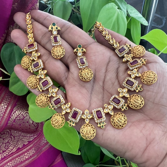 Purchase designer Aria Ram Parivar nakshi necklace